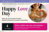 Happy Love Day 2026 nei Consultori Familiari. Domani, venerdì 4 settembre Open Day su benessere sessuale e fertilità